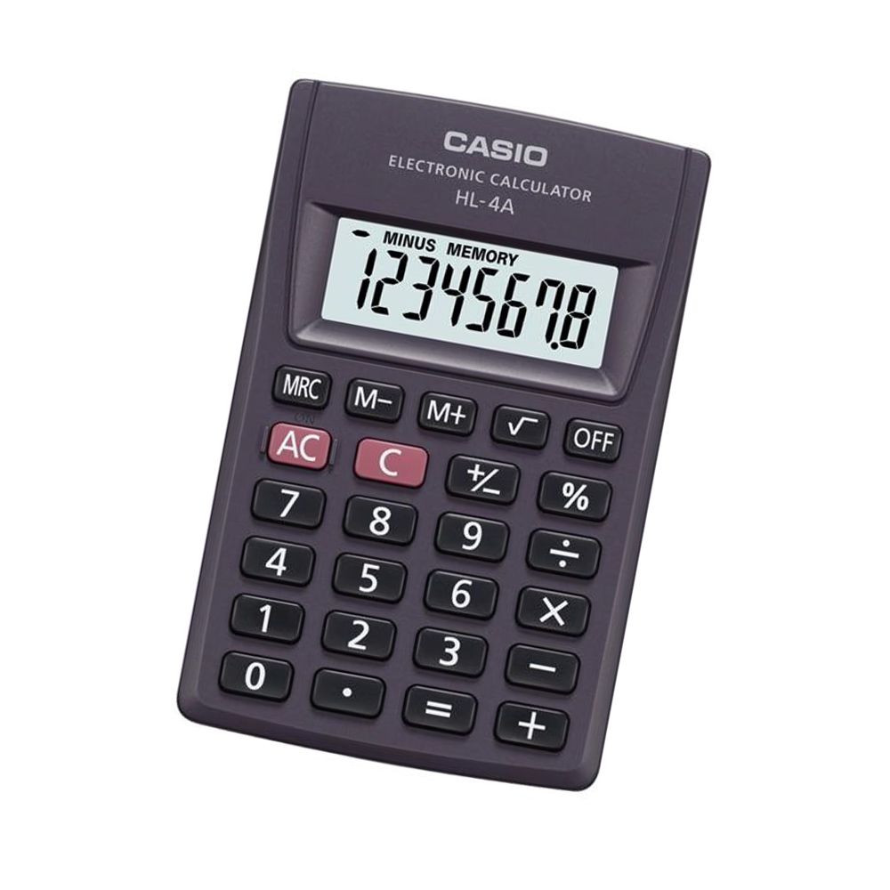 ACCESSORIES CALCULATOR Unisex CASIO HL-4A gri