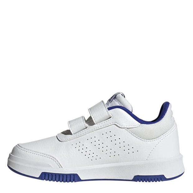 adidas Tensaur Hook and Loop Shoes pentru Copii gri alb lucid albastru cor