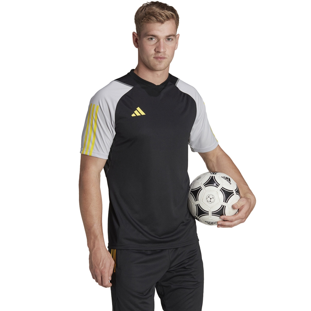 Adidas Tiro 23 Competition Jersey black and gray HU1295