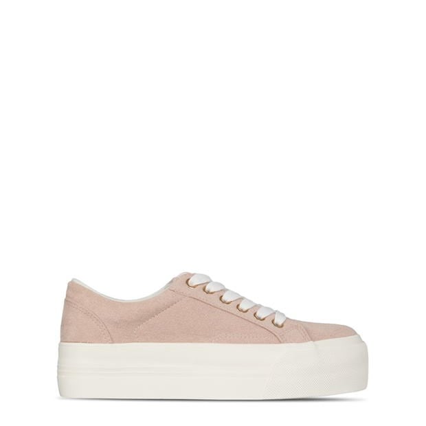 Pantof sport panza Be You Faux Suede Flatform