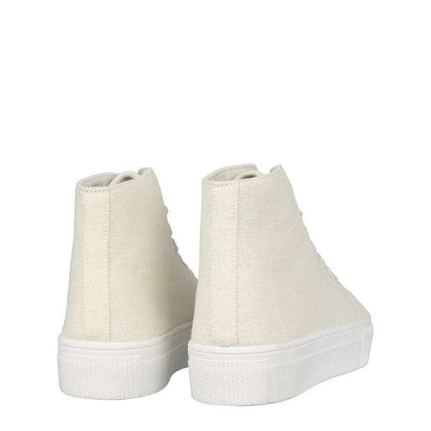 Pantof sport panza Be You High Top Flatform Canvas