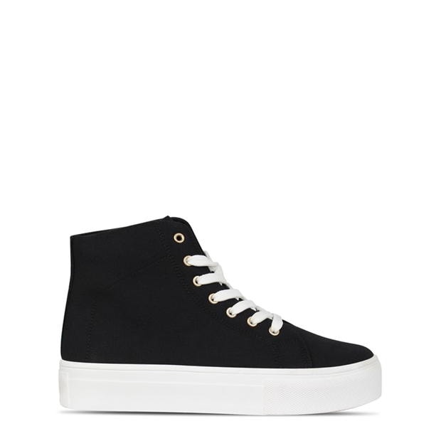 Pantof sport panza Be You High Top Flatform Canvas