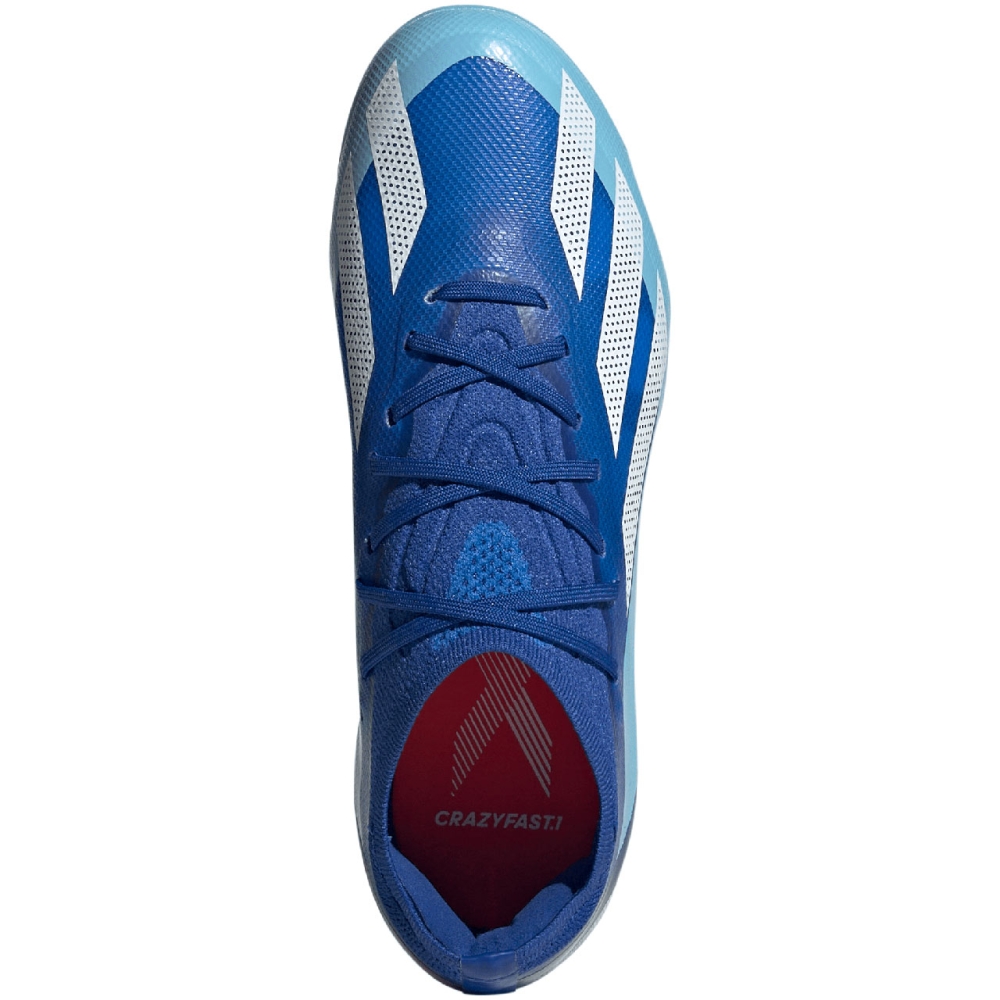 Pantof Minge Fotbal Adidas X Crazyfast.1 FG 's blue IE4209 copil