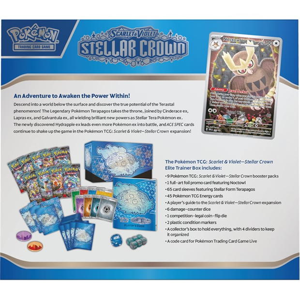 Pantof sport panza Pokemon TCG: Scarlet & Violet— Stellar Crown Elite Box