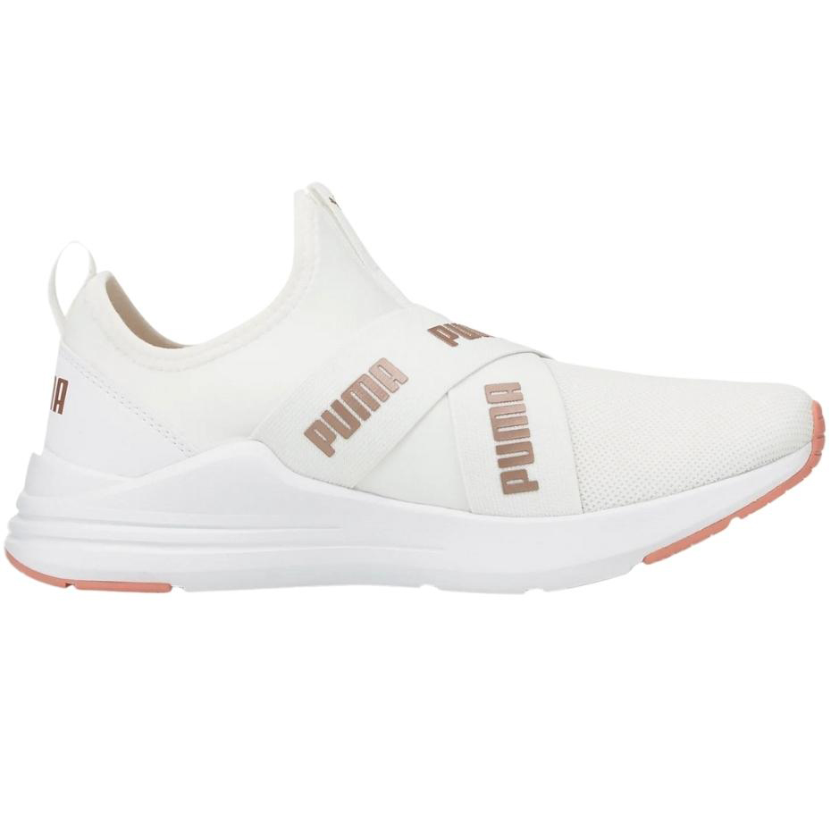 Buty damskie Puma Wired Run Slipon Wmns białe 382299 04