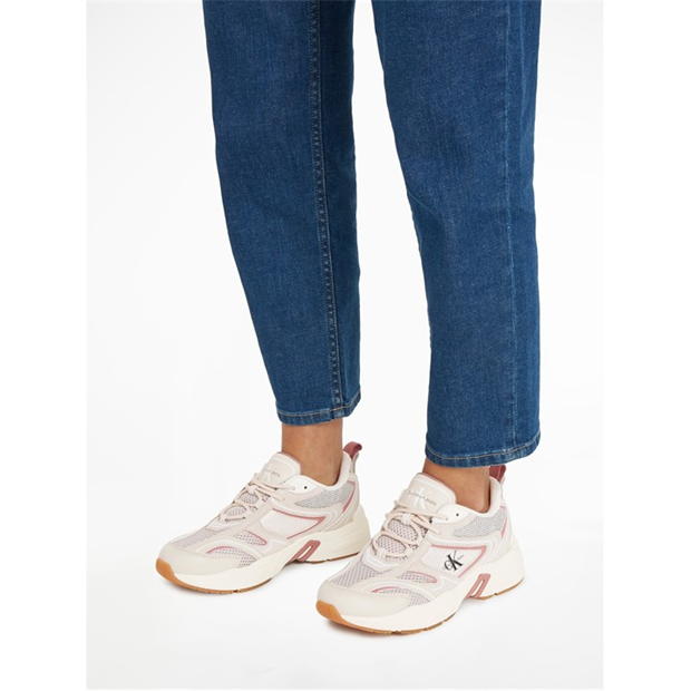 Blug Pantof sport Calvin Klein Retro Tennis Suede And Mesh Calvin Klein Jeans