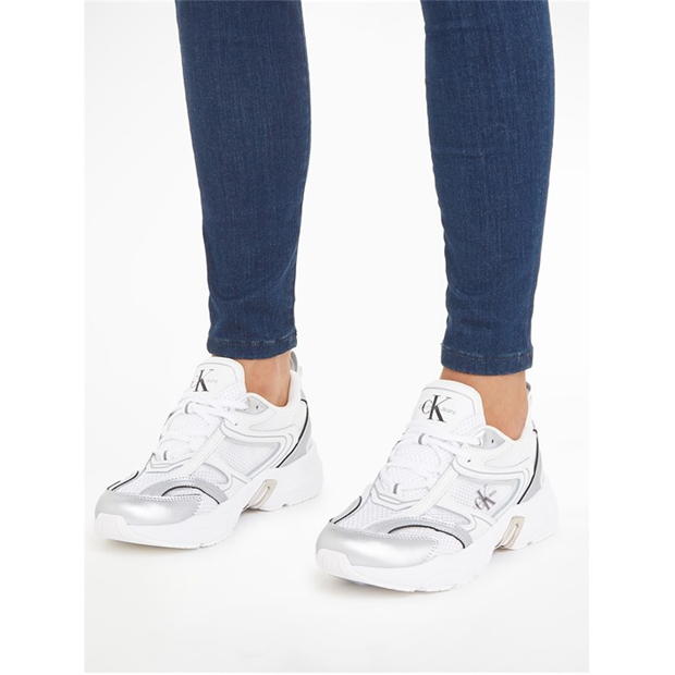 Blug Pantof sport Calvin Klein Retro Tennis Suede And Mesh Calvin Klein Jeans