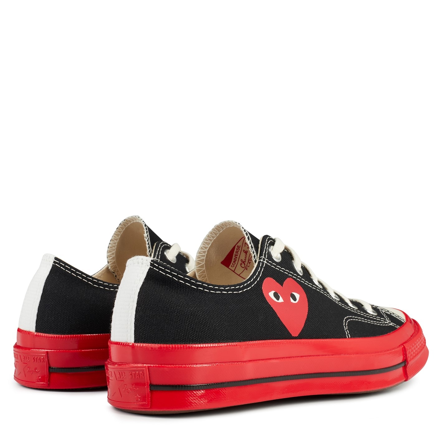 Pantof sport COMME DES GARCONS PLAY X Converse Large Peeping Heart Chuck Taylor 70