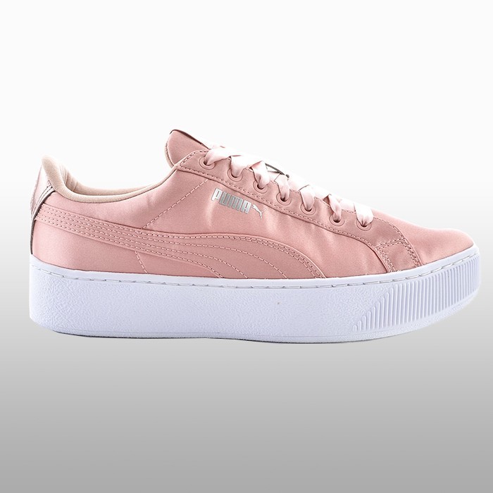 Pantofi sport roz Puma Vikky Platform Ep Femei