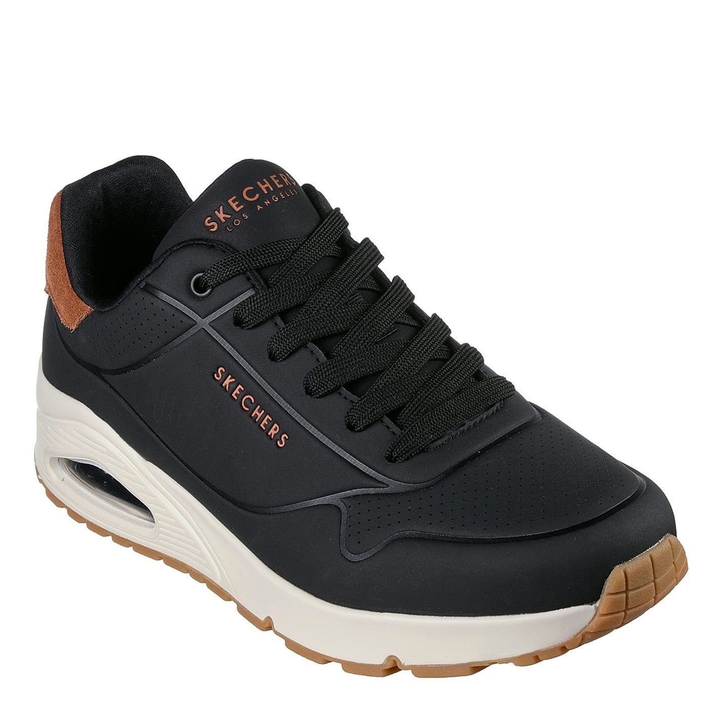 Pantof sport Skechers Deboss Durabuck With Pop Suede Heel Low-Top barbat