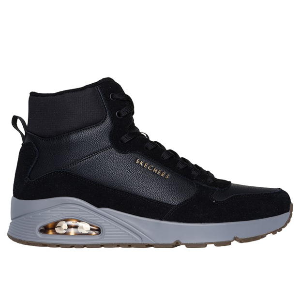 Pantof sport Skechers Suede And Duraleather Mid Top Fashi High-Top barbat