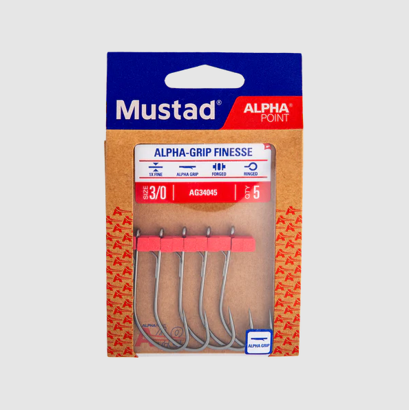 ALPHA GRIP FINESSE 8BUC PL marime 2 MUSTAD