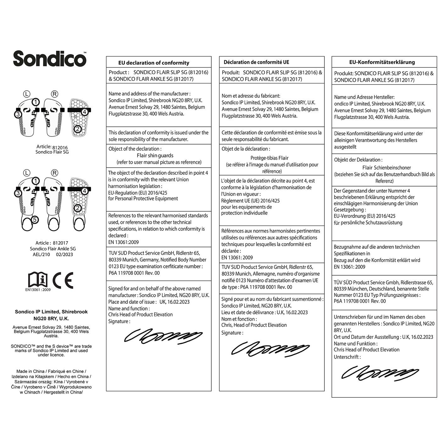 Aparatoare Sondico Flair Ankle