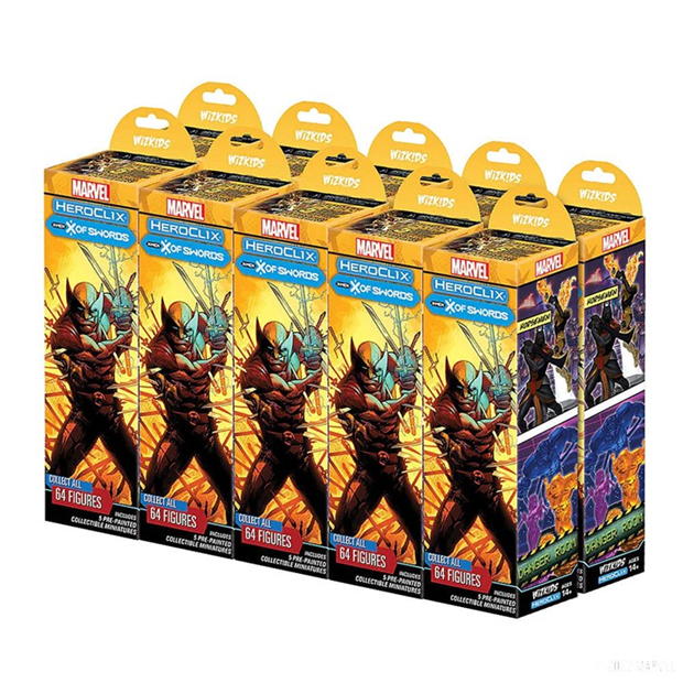 Asmodee X-Men X of Swords Booster Brick: Marvel HeroClix