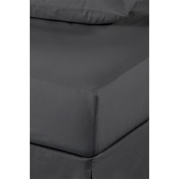 Homelife Non Iron Plain Dyed Fitted Sheet