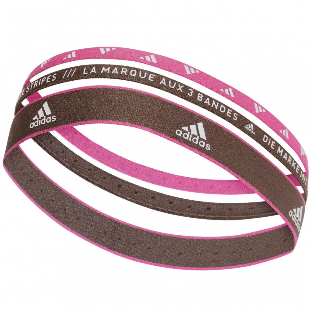 Headband ?that? adidas Hairbands 3 pcs. OSFM brown-pink IC6515