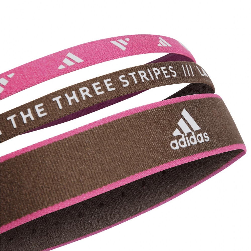 Headband ?that? adidas Hairbands 3 pcs. OSFM brown-pink IC6515