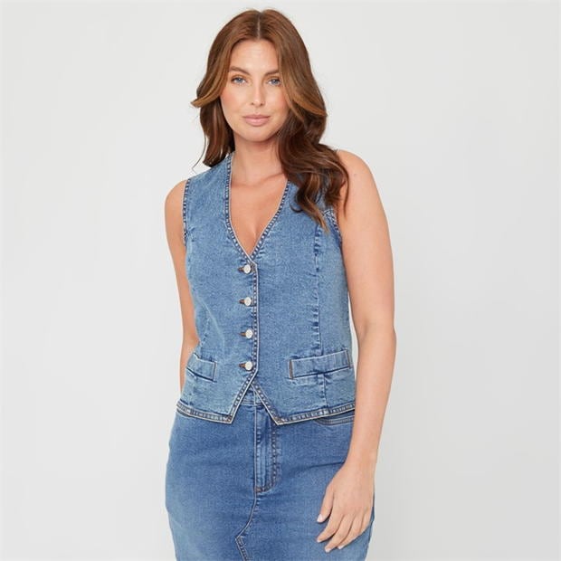 Be You Denim Waistcoat