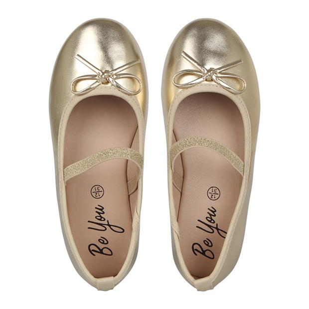 Be You Metallic Ballet Pump