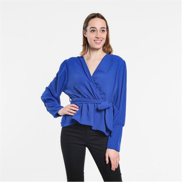 Be You Peplum Wrap Top