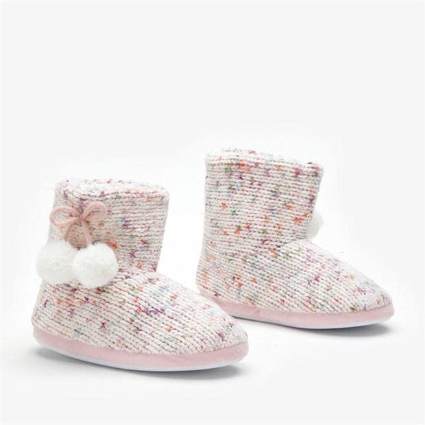 Be You Pom Pom Knitted Booties