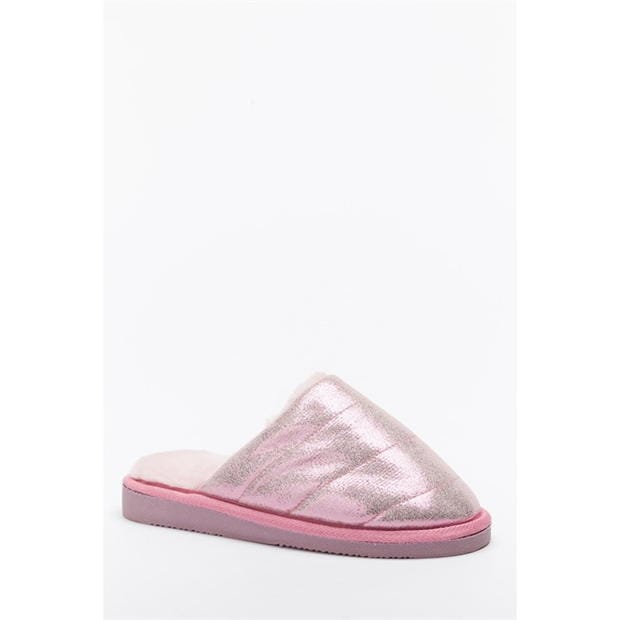 Be You Shimmer Mule Pink