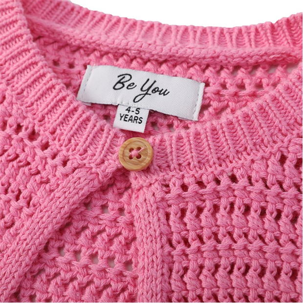 Be You Younger Crochet Knitted Caridgan fetita