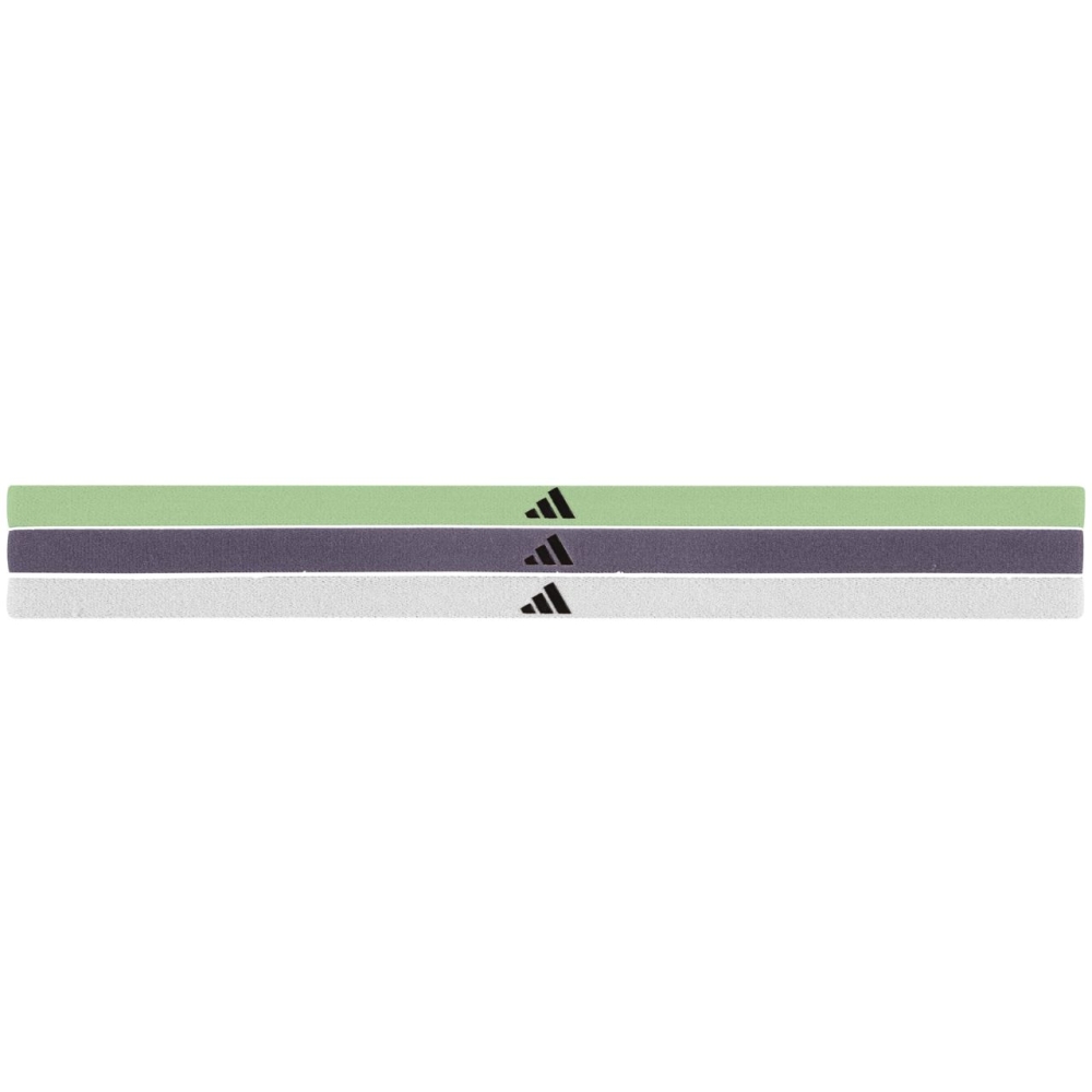 adidas Hairband Pachet de 3 benzi verde, violet, alb IR7870