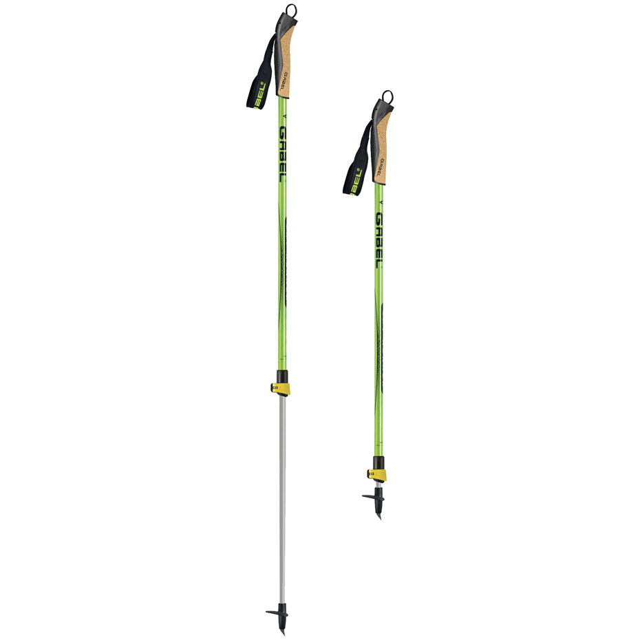 Trekking poles Ski Touring Gabel Altaquota Winter FL lime