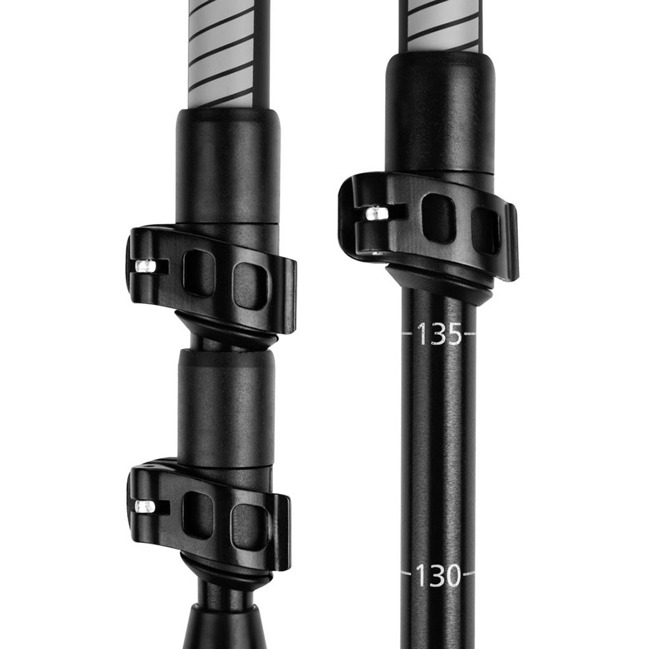 Trekking poles Spokey Zion gray-black 929460