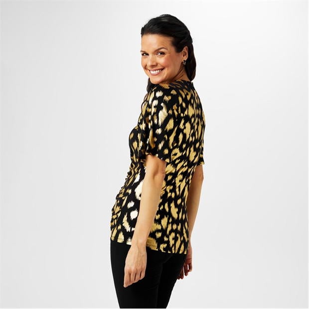 Biba Biba Keyhole Jersey Top