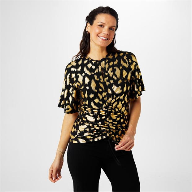 Biba Biba Keyhole Jersey Top