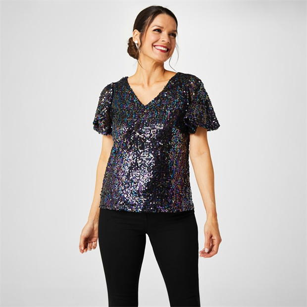 Biba Biba Sequin Top