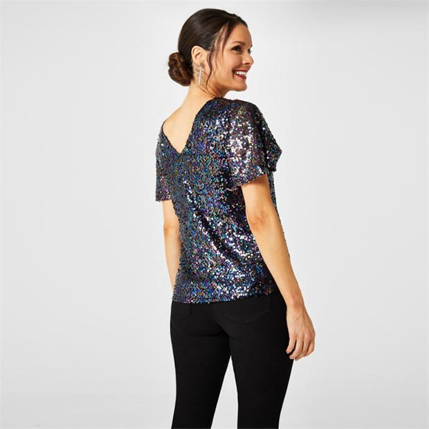 Biba Biba Sequin Top