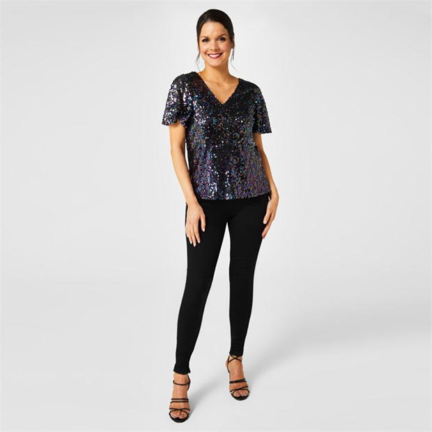 Biba Biba Sequin Top