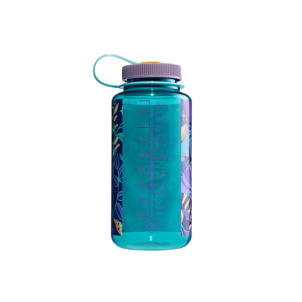 Bidon Nalgene Botanic Mushrooms Blue 1L