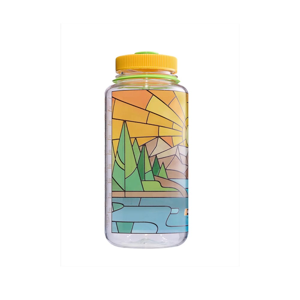 Bidon Nalgene Clear Stained Glass River 1L