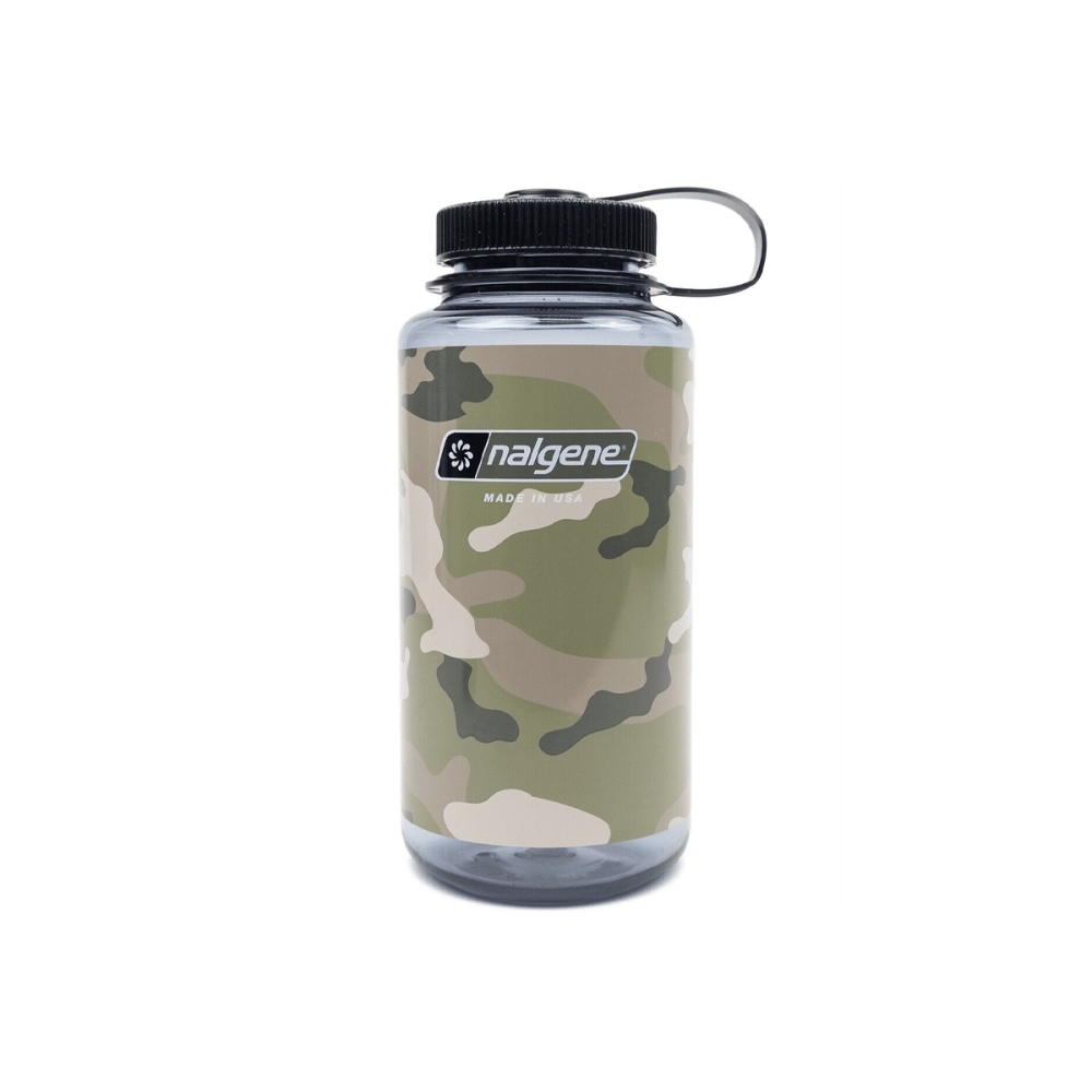 Bidon Nalgene Tritan Gray/Black Camo 1L