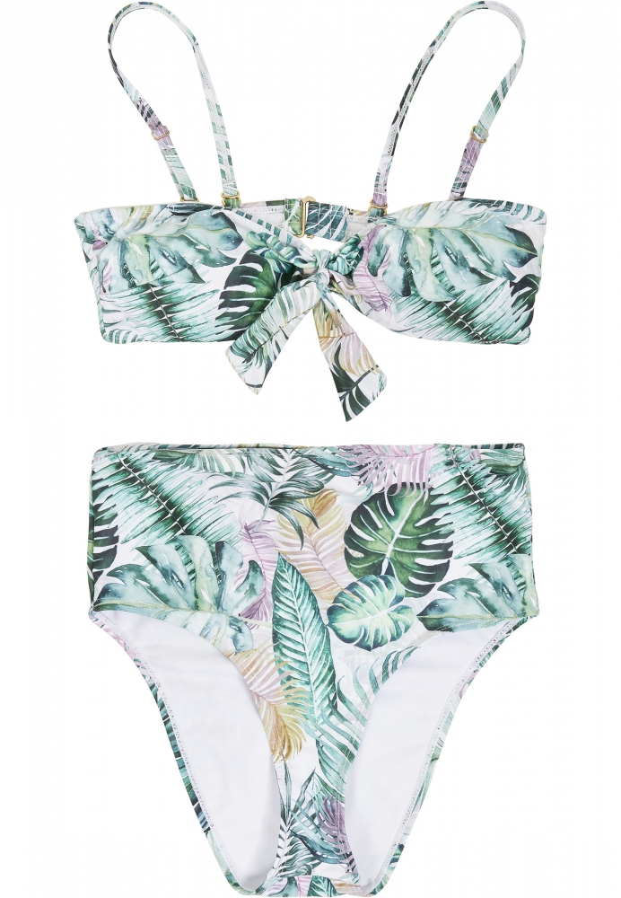 High Waist Pattern Bikini dama Urban Classics