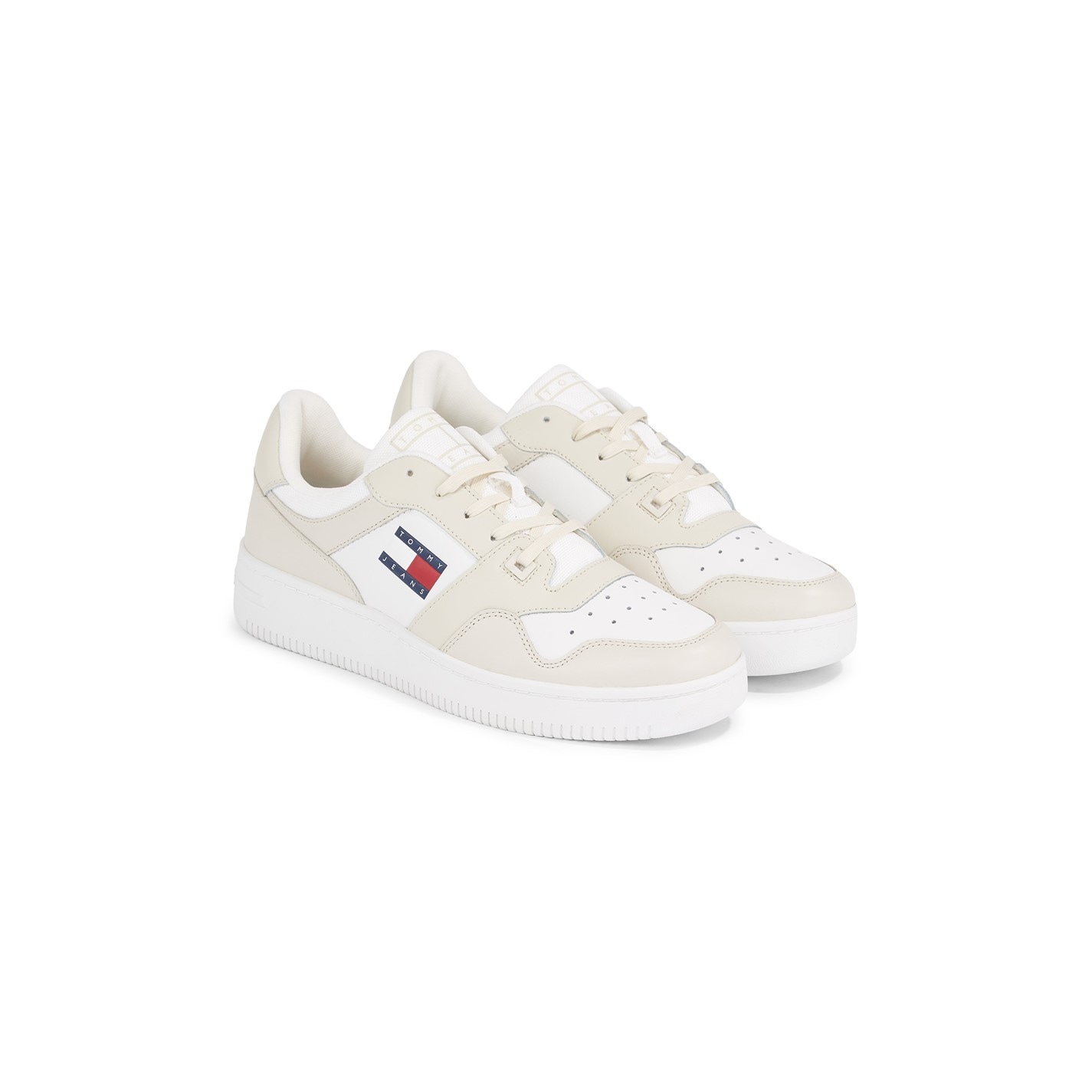 Blug Pantof sport Tommy Retro piele Basket Tommy Jeans