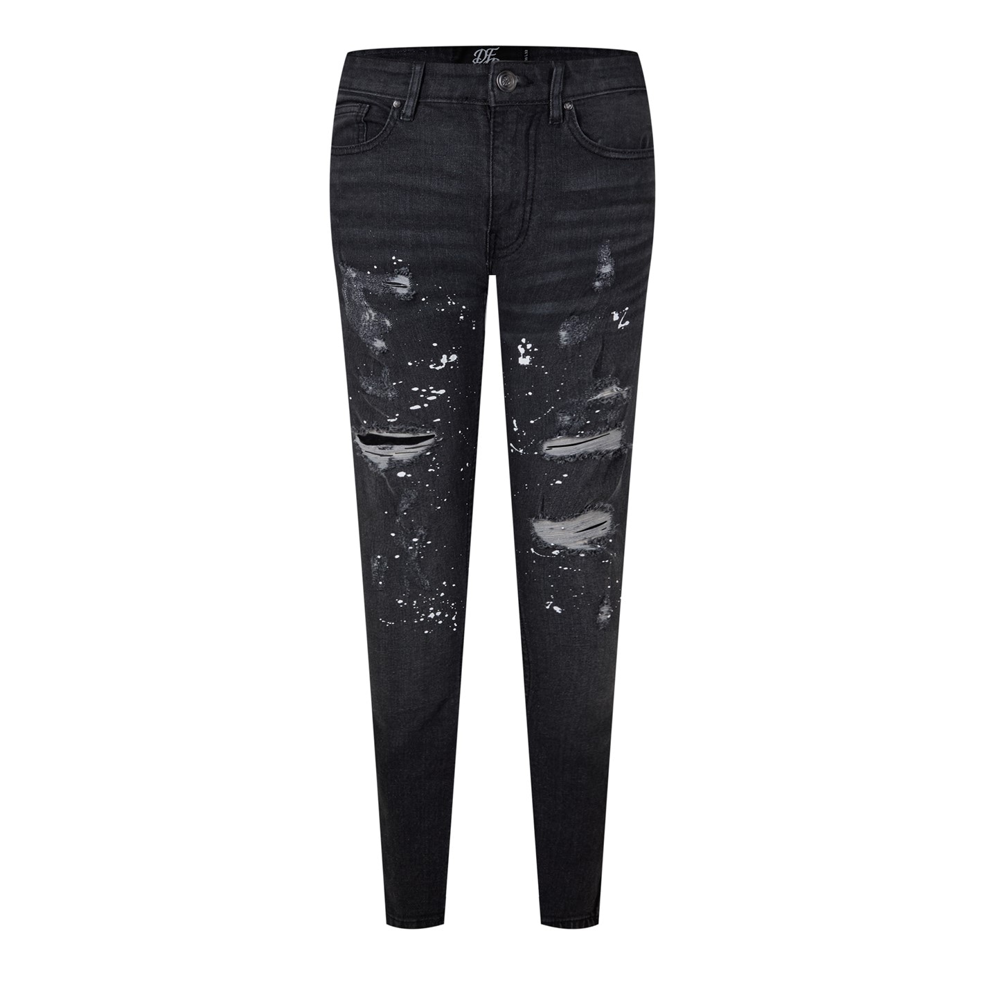 Blug DFND London London Splat Ripped Denim barbat