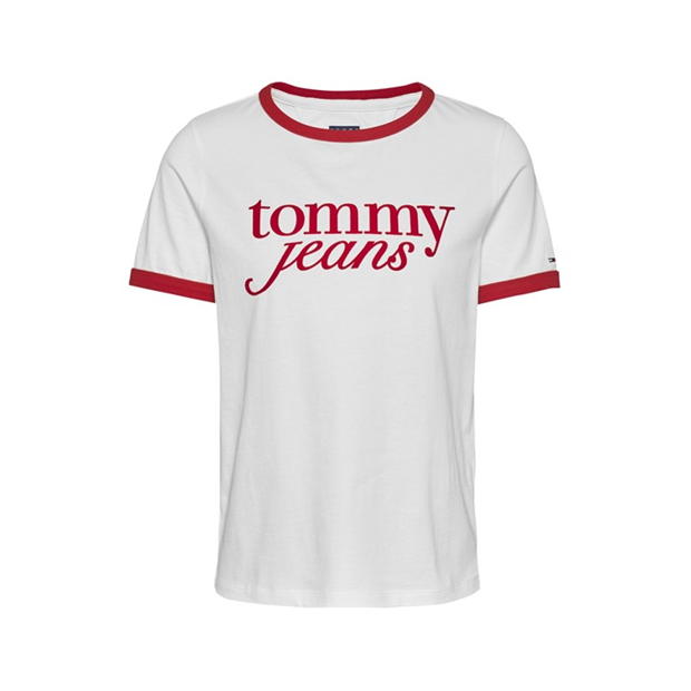 Tricou Blug Tommy TJW RLX SCRIPT RINGER Tommy Jeans