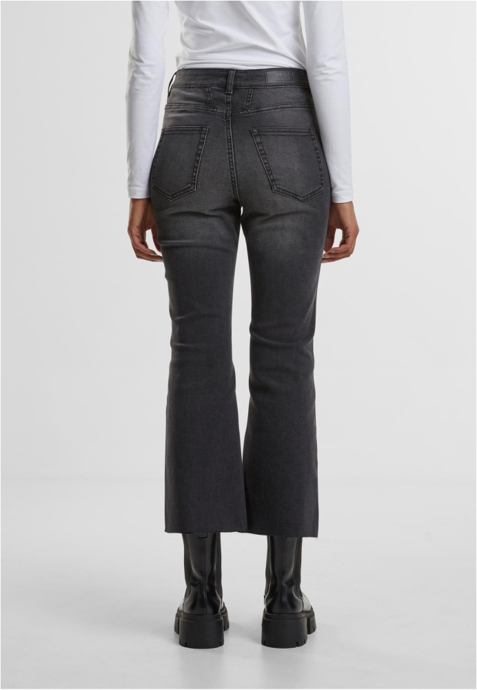 Pantalon Cropped Flared Denim dama Urban Classics