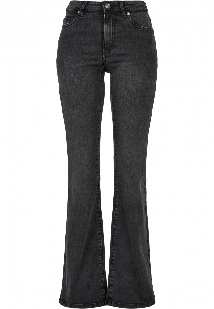 Pantalon High Waist Flared Denim dama Urban Classics