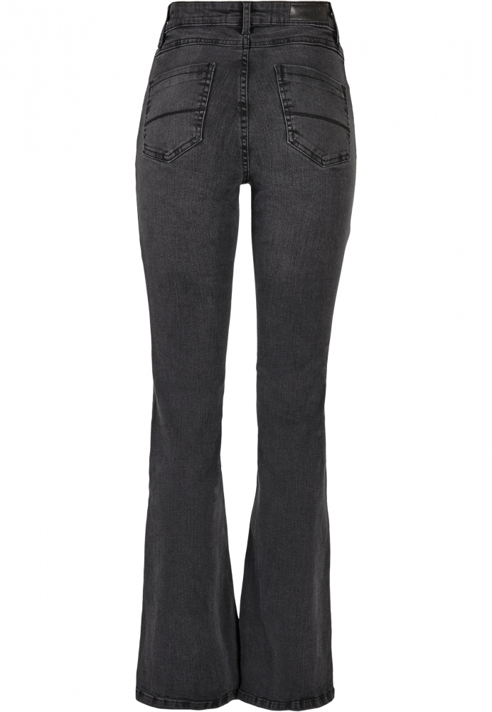 Pantalon High Waist Flared Denim dama Urban Classics