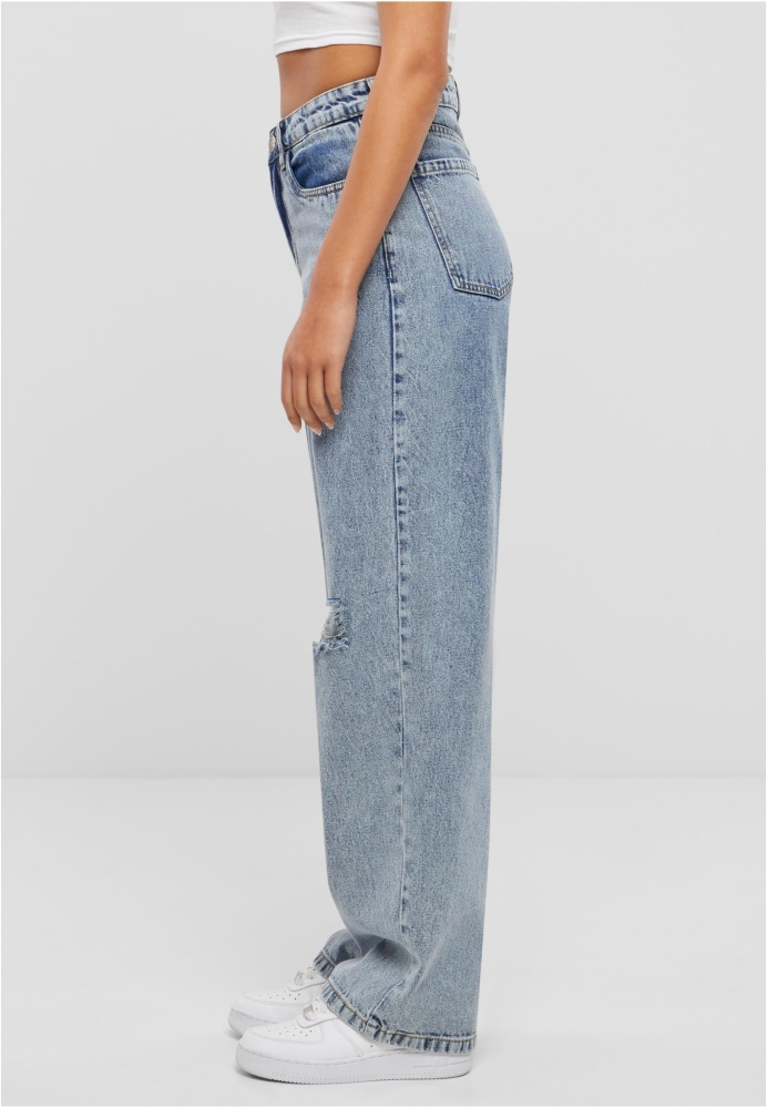 Pantalon Distressed 90's Wide Leg Denim dama Urban Classics