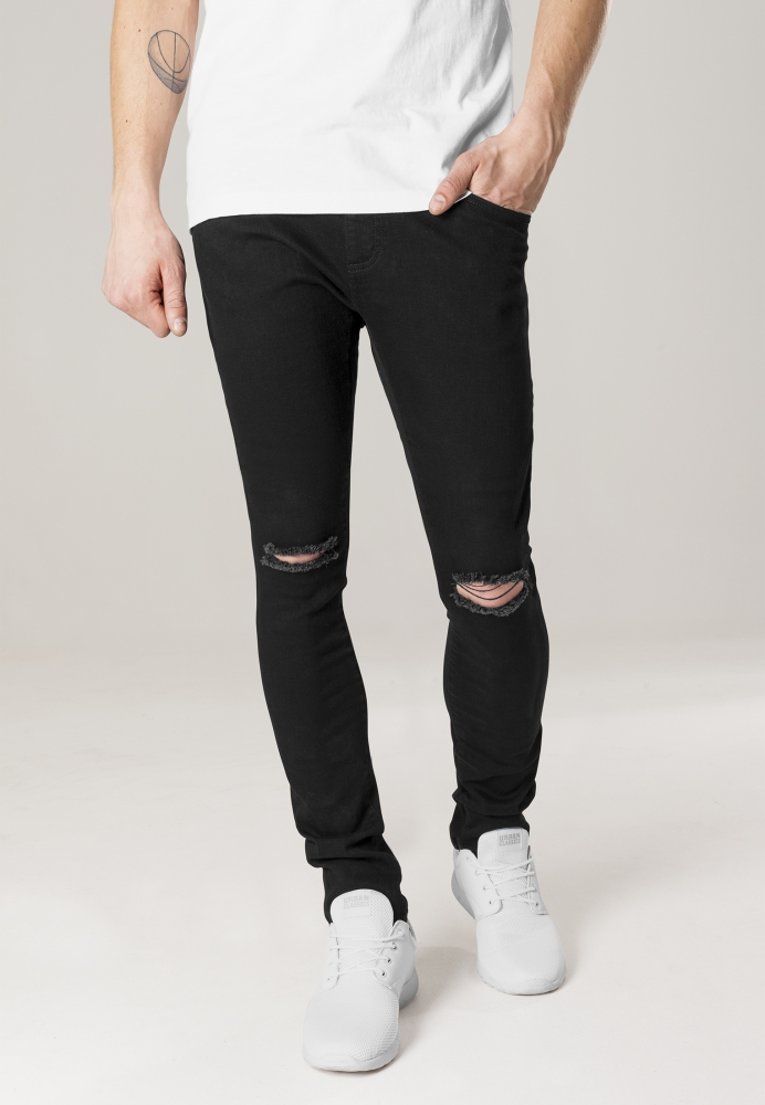 Pantalon Slim Fit Knee Cut Denim Urban Classics