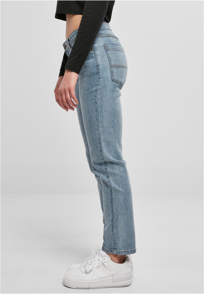 Pantalon Low Waist Straight Denim dama Urban Classics