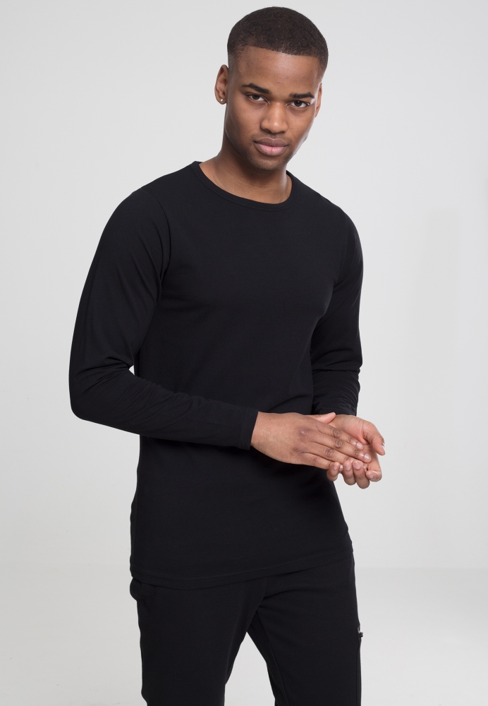 Tricou Fitted Stretch L/S Urban Classics