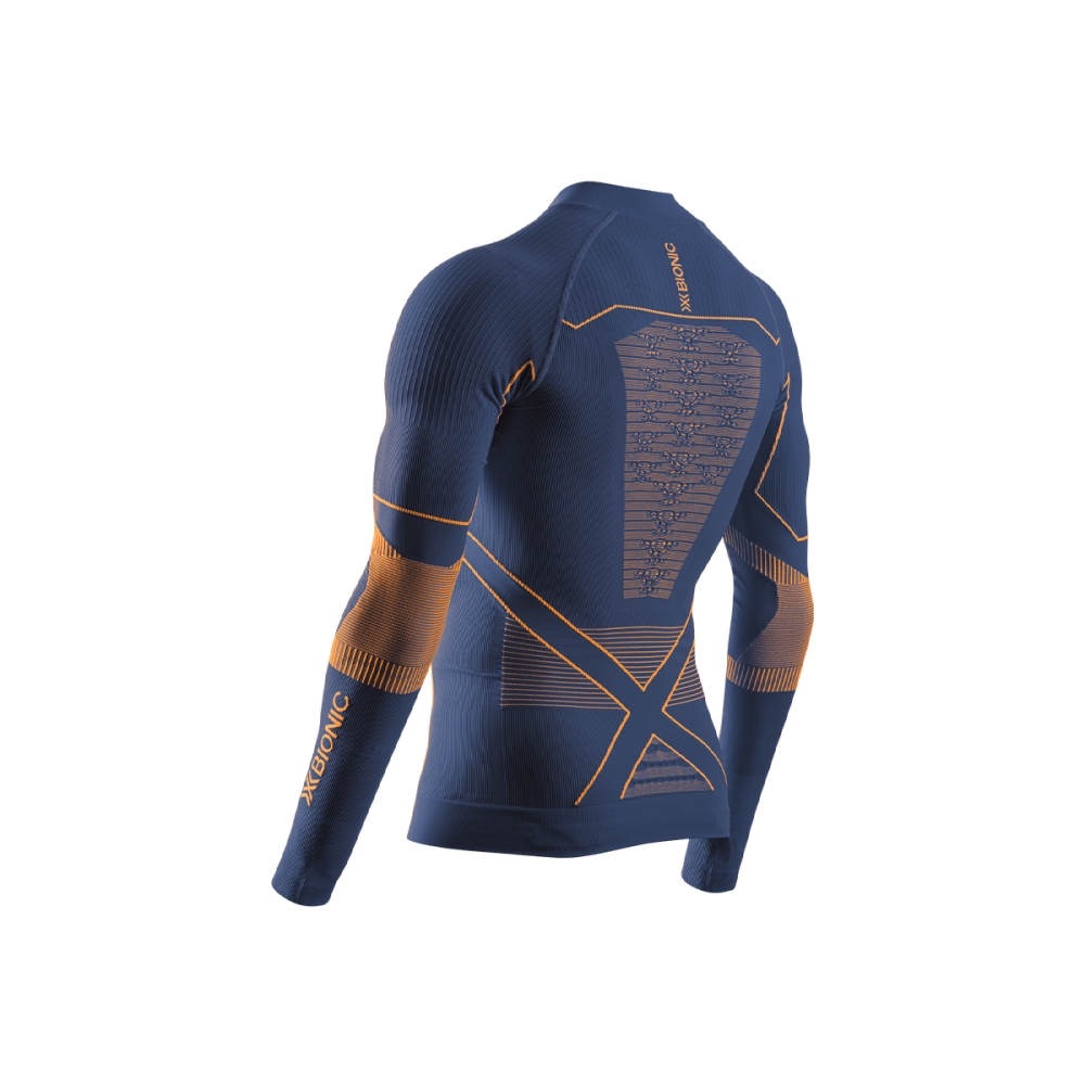 Bluza Barbati X-Bionic Energy Accumulator Light Half Zip Marine/Orange